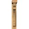 Ekena Millwork Olympic Block Rough Sawn Bracket w/ Offset Brace, Western Red Cedar, 4"W x 16"D x 24"H BKT0402X16X24OLY05RWR - alternate 3
